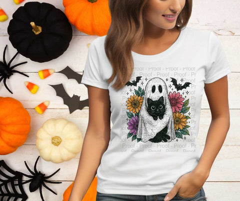 Floral Ghost and Kitty